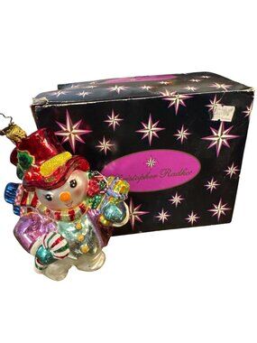 Retired Christopher Radko Dappy Drifty Ornament In Box